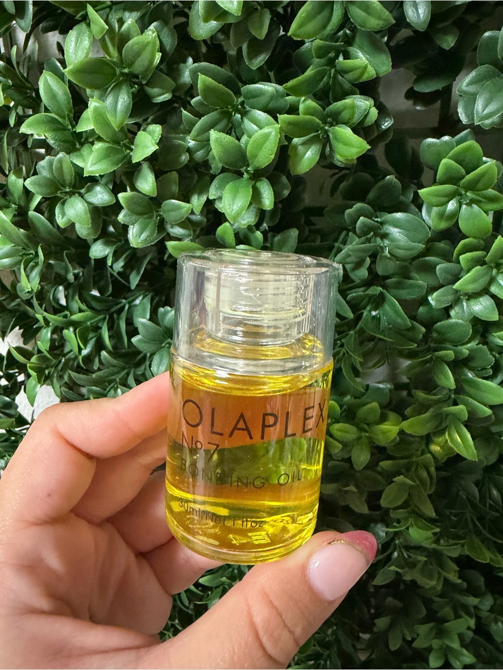 OLAPLEX No.7 Bonding Oil - Clear Bottle with Yellow Oil